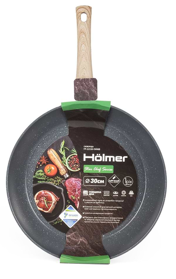 Фото - Сковорода универсальная Holmer FP-22330-SWMB Star Chef