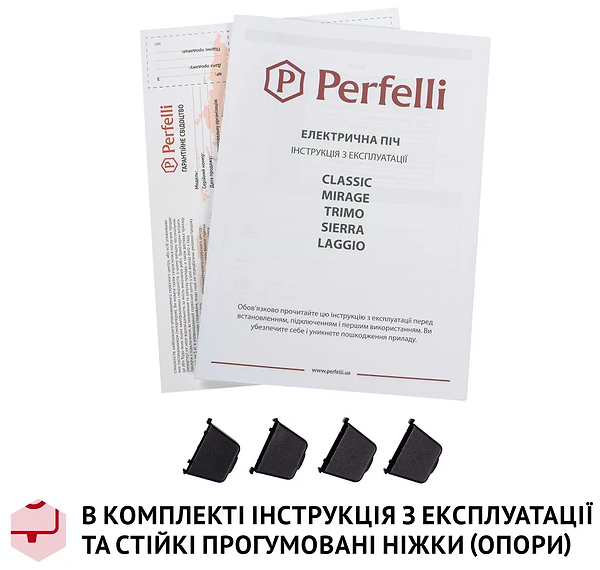 Фото - Печь электрическая Perfelli TRIMO 37 BLACK