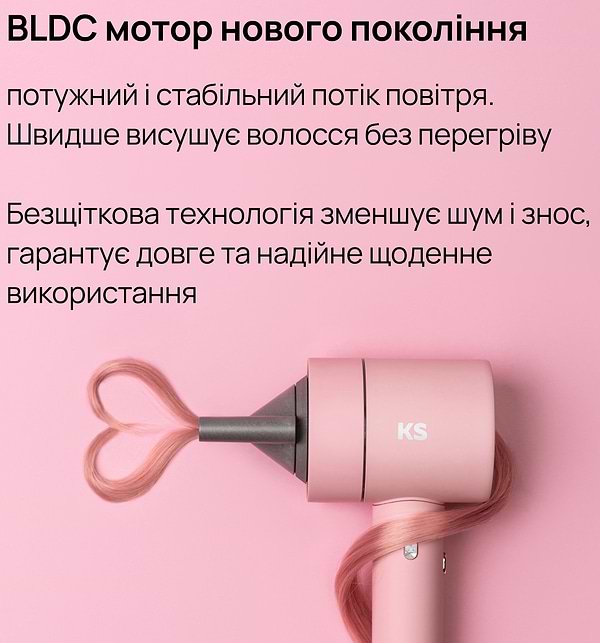 Фото - Фен KS 01p Pink (10369)