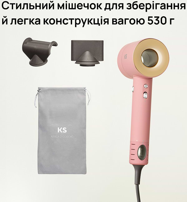 Фото - Фен KS 01p Pink (10369)