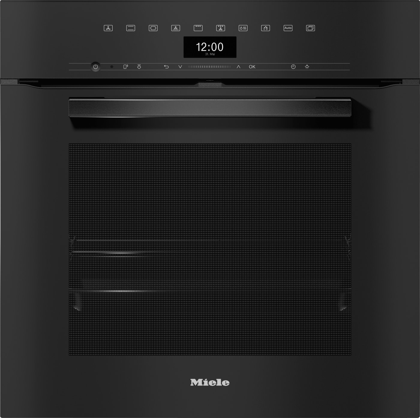 Духовой шкаф электрический Miele H 7464 BP черный обсидиан - Фото 1