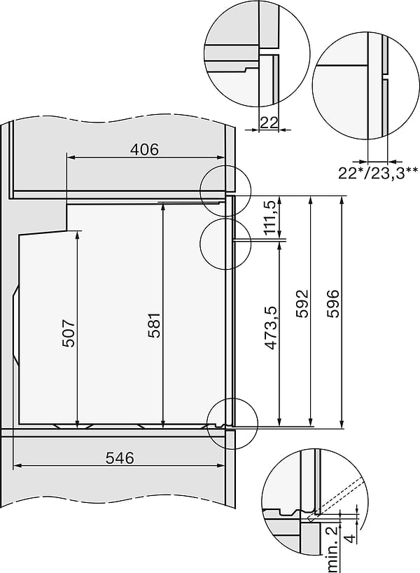 Фото - Духова шафа Miele H 7464 BP чорний обсидіан