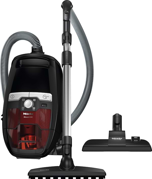 Фото - Пылесос для сухой уборки без мешка Miele SKRF3 Red Edition чёрный обсидиан