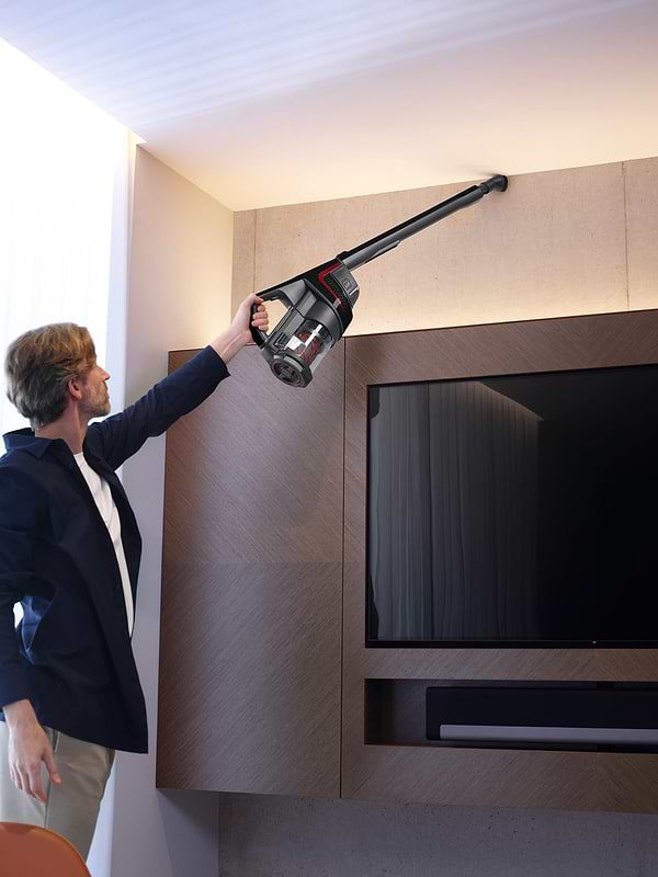 Фото - Пилосос ручний для дому Miele SMUL1 05 TRIFLEX HX1 Чорний обсидіан/Червоний