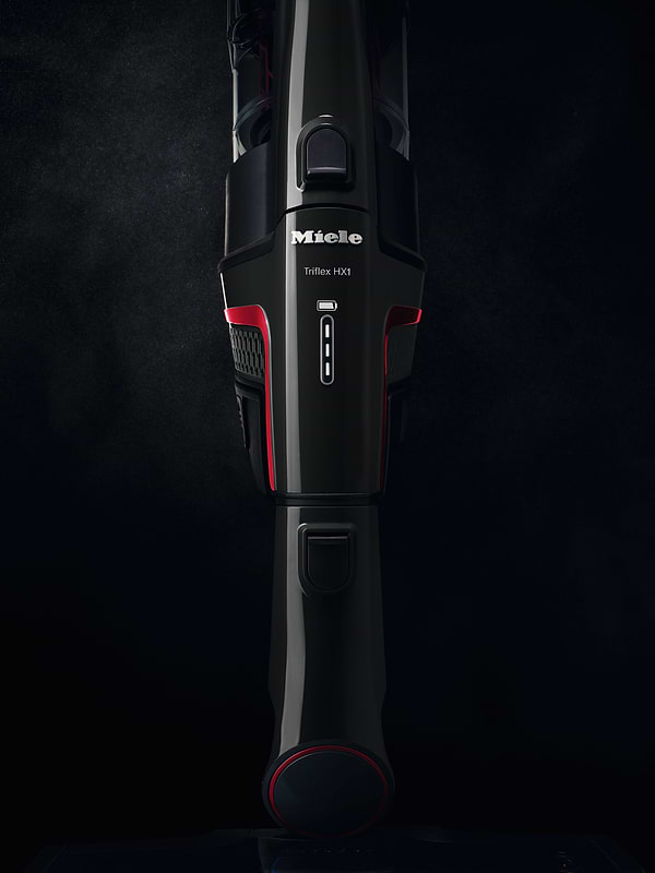 Фото - Пилосос ручний для дому Miele SMUL1 05 TRIFLEX HX1 Чорний обсидіан/Червоний