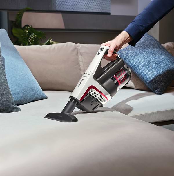 Фото - Пилосос ручний для дому Miele SMUL1 01 TRIFLEX HX1 Білий лотос/Червоний