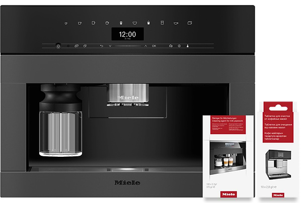 Фото - Кавомашина вбудовувана Miele CVA 7440 Чорний обсидіан
