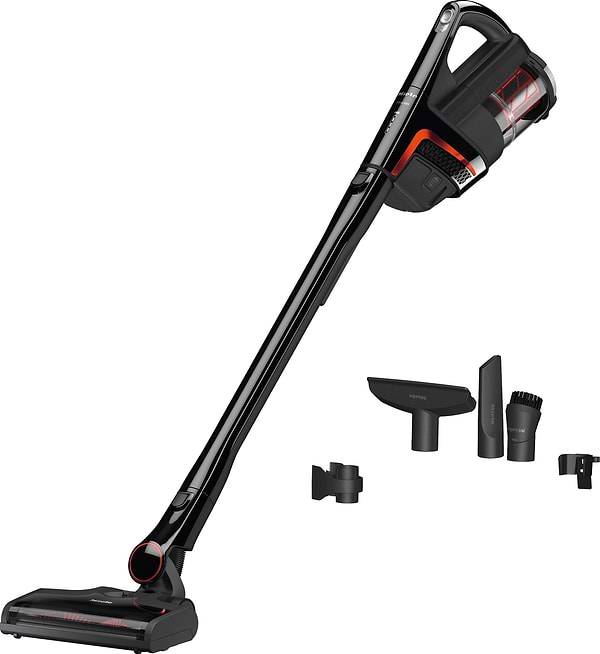 Фото - Пилосос ручний для дому Miele SMUL1 05 TRIFLEX HX1 Чорний обсидіан/Червоний