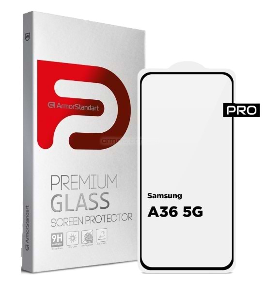 Фото - Уценка - Защитное стекло для смартфона Armorstandart Pro for Samsung A36 5G Black (ARM82213)
