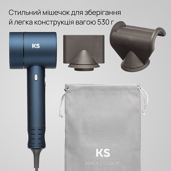 Фото - Фен KS 01p Blue (10095)