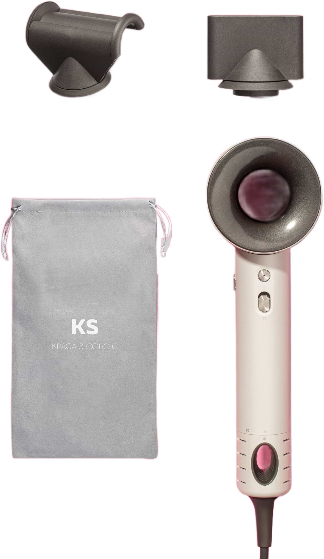 Фен KS 01p White (10368)