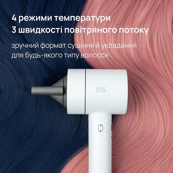 Фото - Фен KS 01p White (10368)