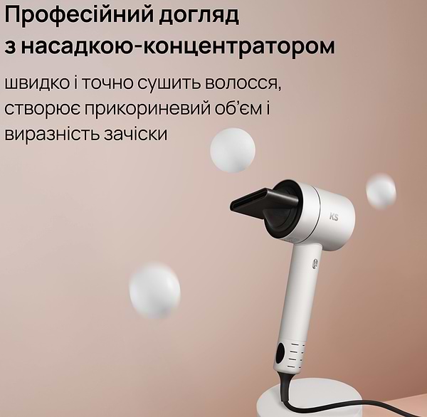Фото - Фен KS 01p White (10368)