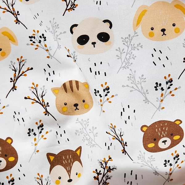 Фото - Комплект постельного белья Moon&Star Бязь Gold Люкс «Jungle Joy» 200х220 нав. 4х50х70 (MS-820006418)