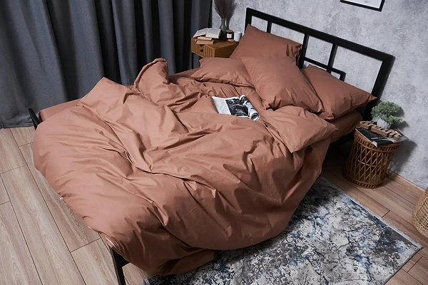 Фото - Комплект постельного белья Moon&Star Бязь Gold Люкс «Light Brown» 200х220 нав. 2х70х70 (MS-820004527)