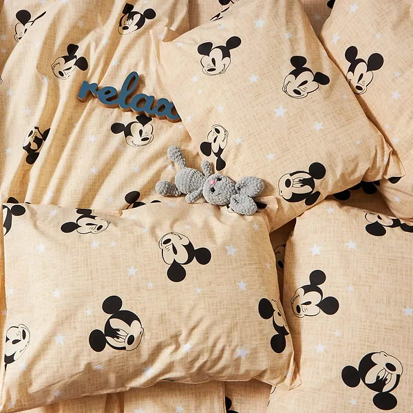 Фото - Комплект постільної білизни Moon&Star Бязь Gold Люкс «Mickey Mouse» King Size 220x240 нав. 2х50х70 (MS-820006476)