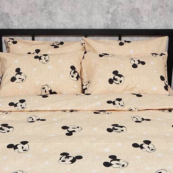 Фото - Комплект постільної білизни Moon&Star Бязь Gold Люкс «Mickey Mouse» King Size 220x240 нав. 2х50х70 (MS-820006476)
