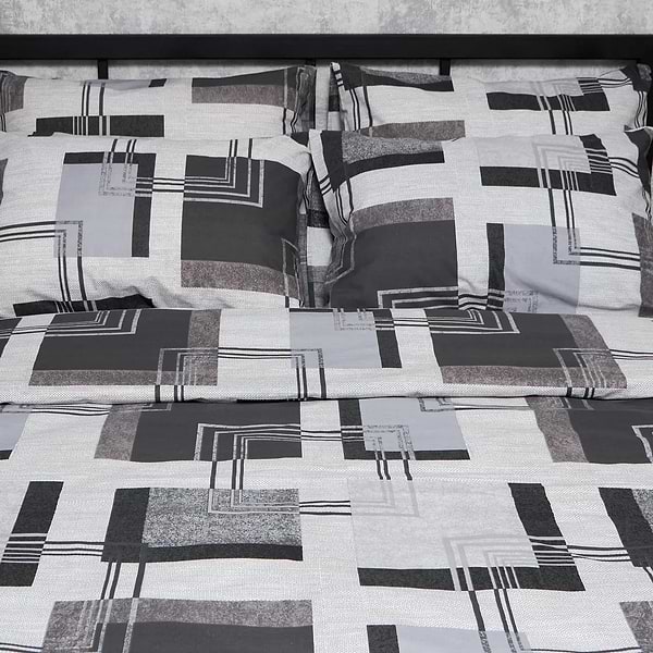 Фото - Комплект постільної білизни Moon&Star Бязь Gold Люкс «Modern Vision» 200х220 нав. 2х50х70 (MS-820006521)