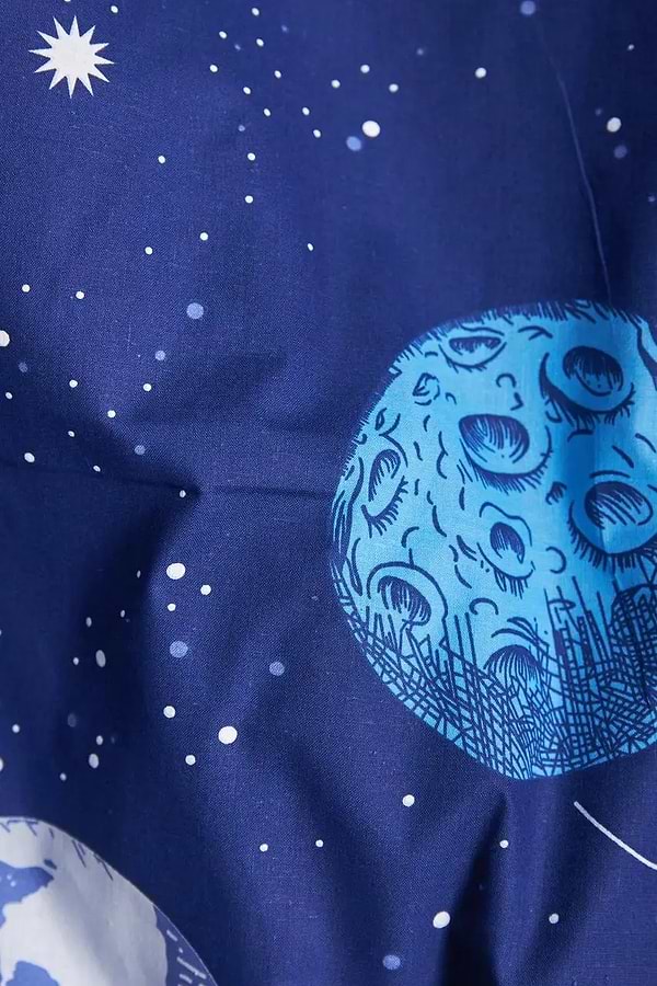 Фото - Комплект постільної білизни Moon&Star Бязь Gold Люкс «Planets» 200х220 нав. 2х40х60 (MS-820004805)