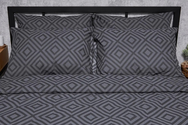 Фото - Комплект постельного белья Moon&Star Бязь Gold Люкс «Storm» 200х220 нав. 2х40х60 (MS-820004665)