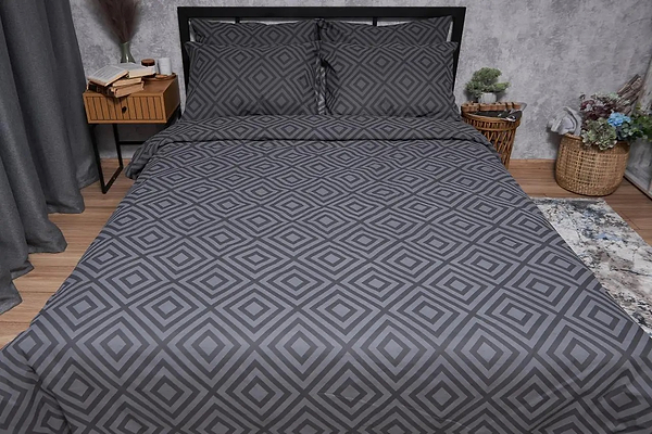 Фото - Комплект постельного белья Moon&Star Бязь Gold Люкс «Storm» 200х220 нав. 4х70х70 (MS-820004669)