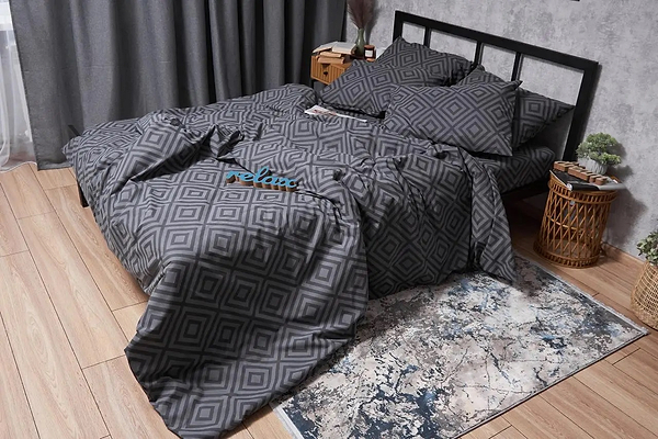 Фото - Комплект постельного белья Moon&Star Бязь Gold Люкс «Storm» 200х220 нав. 4х70х70 (MS-820004669)