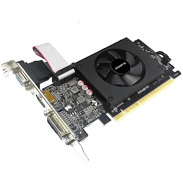 Фото - Видеокарта Gigabyte GeForce GT 710 2GB GDDR5 low profile (GV-N710D5-2GIL)