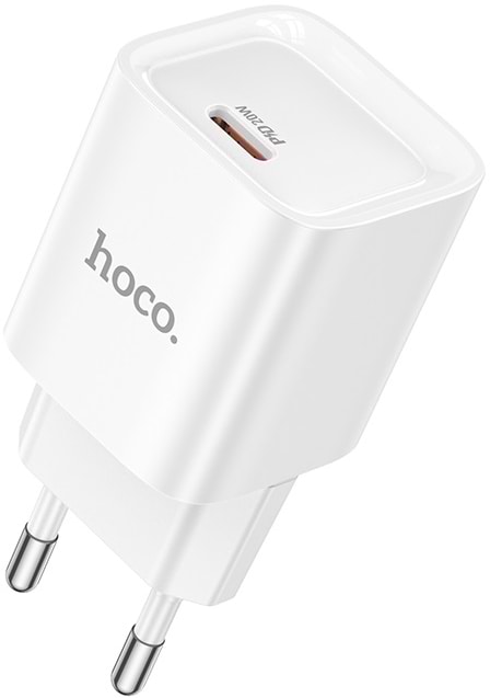 Фото - Мережевий зарядний пристрій HOCO C146A PD20W charger (EU) White (6942007630245)