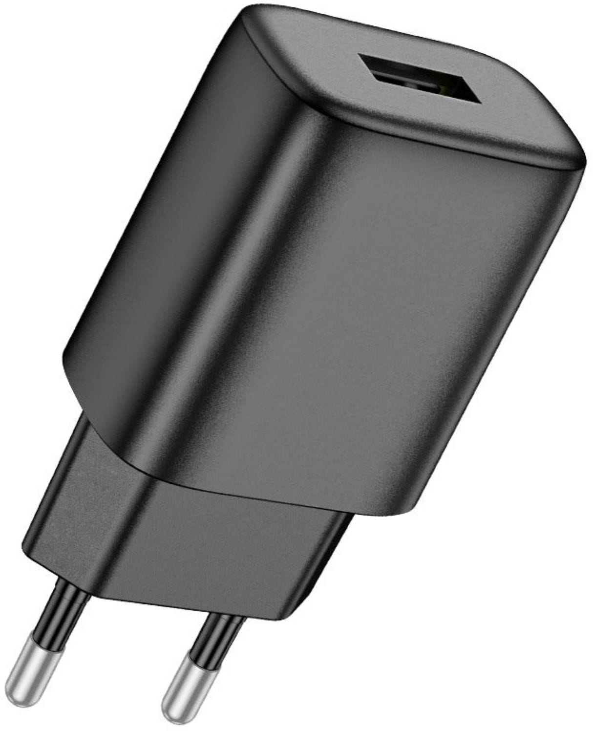 Сетевое зарядное устройство HOCO C134A (EU) Black (6942007621298)