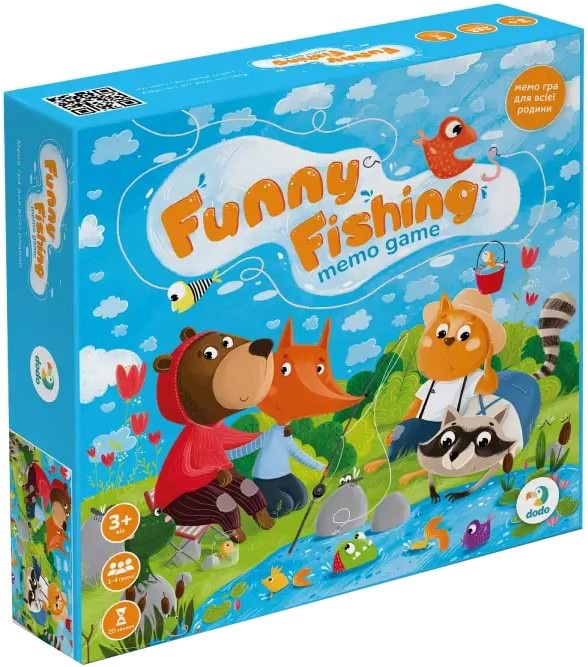 Настільна гра розважальна (3-4 роки) Dodo Funny fishing (200221) - Фото 1