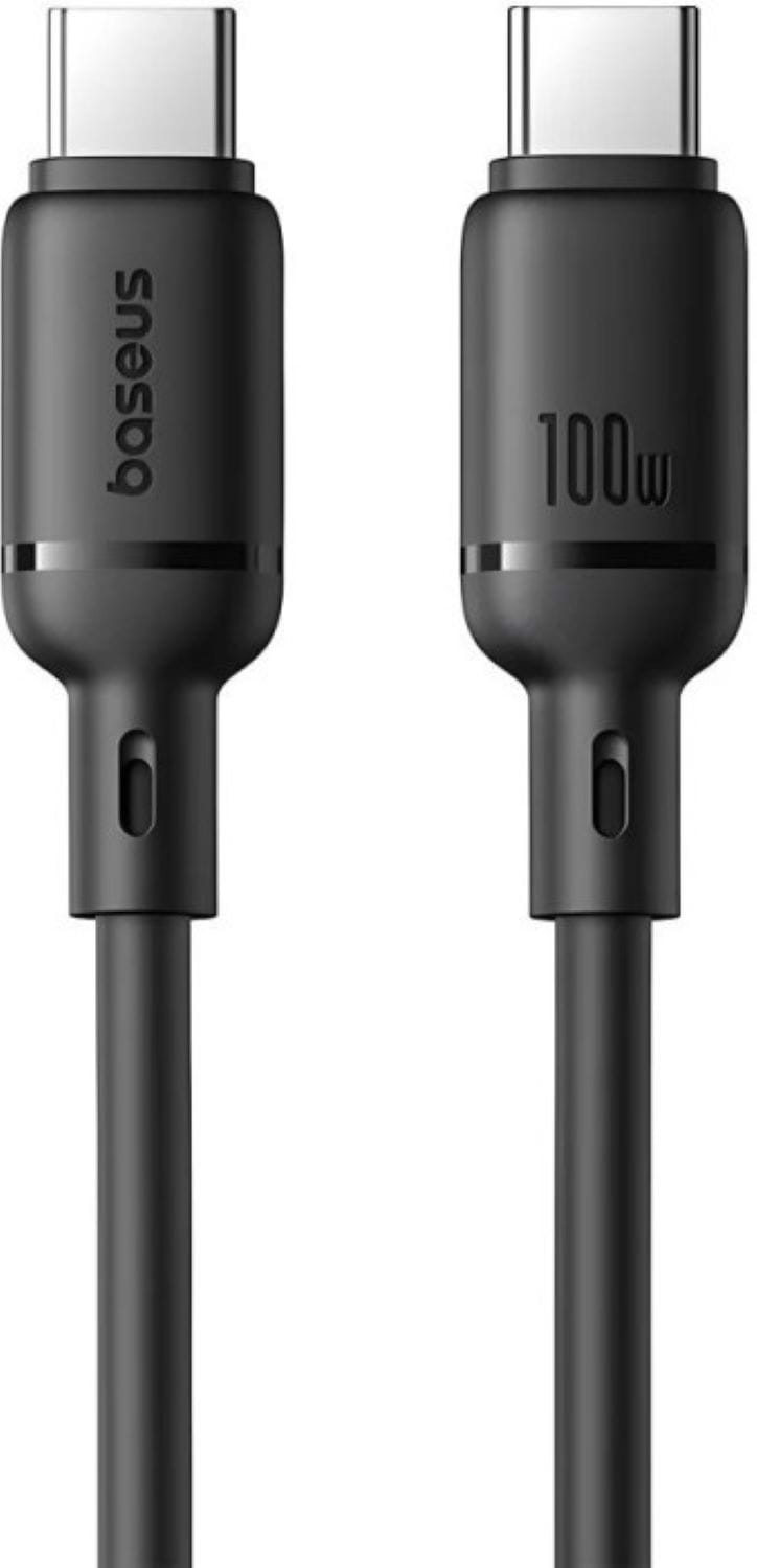 Кабель синхронізації даних Baseus Series Fast Charging Type-C/Type-C 100W 1m Black (P10377704113-00)