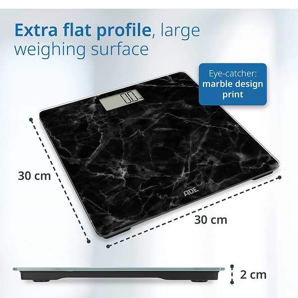 Фото - Ваги підлогові ADE Amina BE2306-6 Black marble