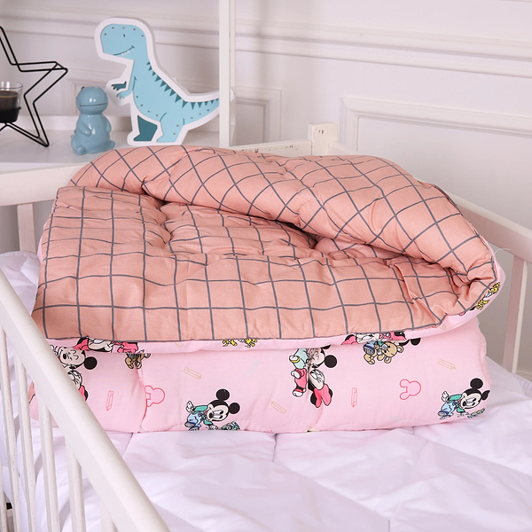 Фото - Ковдра дитяча зима MirSon антиалергенна Kids Time 20-0042 Pink Mikey Mouse 140х205 см EcoSilk (2200009666162)