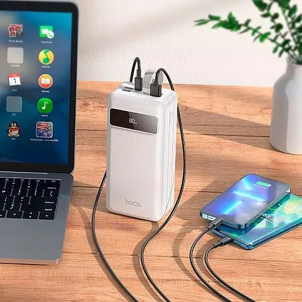 Фото - Батарея мобільна BOROFONE BJ38B Power 22.5W+PD20W fully compatible power bank 30000mAh Black (6941991105609)