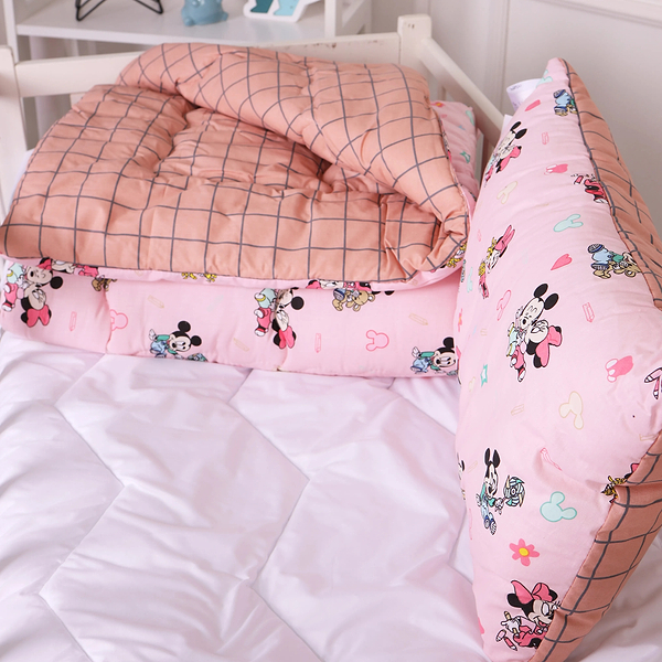 Фото - Ковдра дитяча зима MirSon антиалергенна Kids Time 20-0042 Pink Mikey Mouse 140х205 см EcoSilk (2200009666162)
