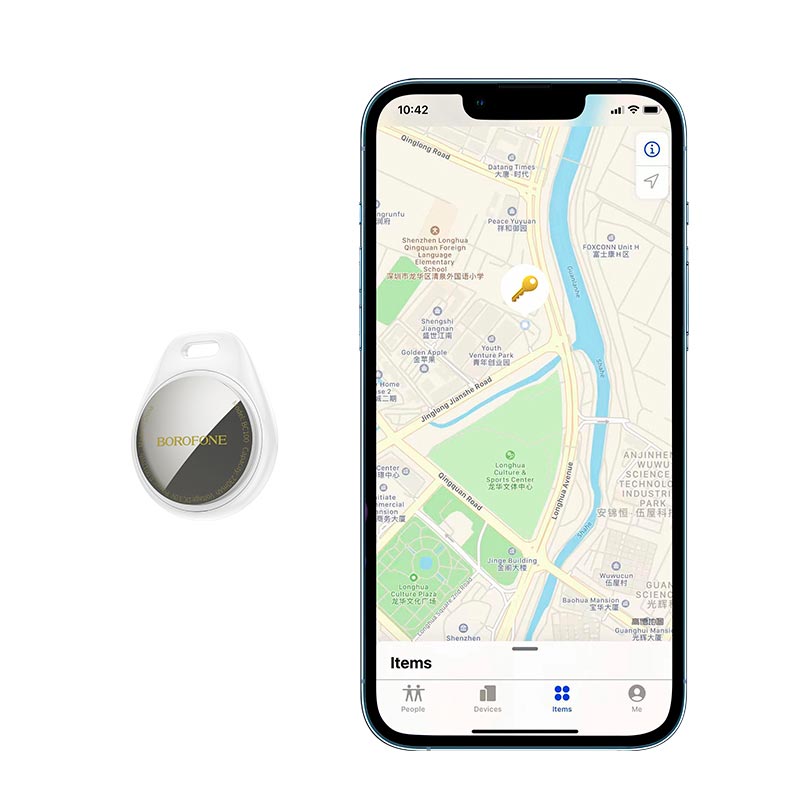 Фото - Беспроводной маяк BOROFONE BC100 Ingenioso intelligent positioning anti-lost device White (6941991109867)