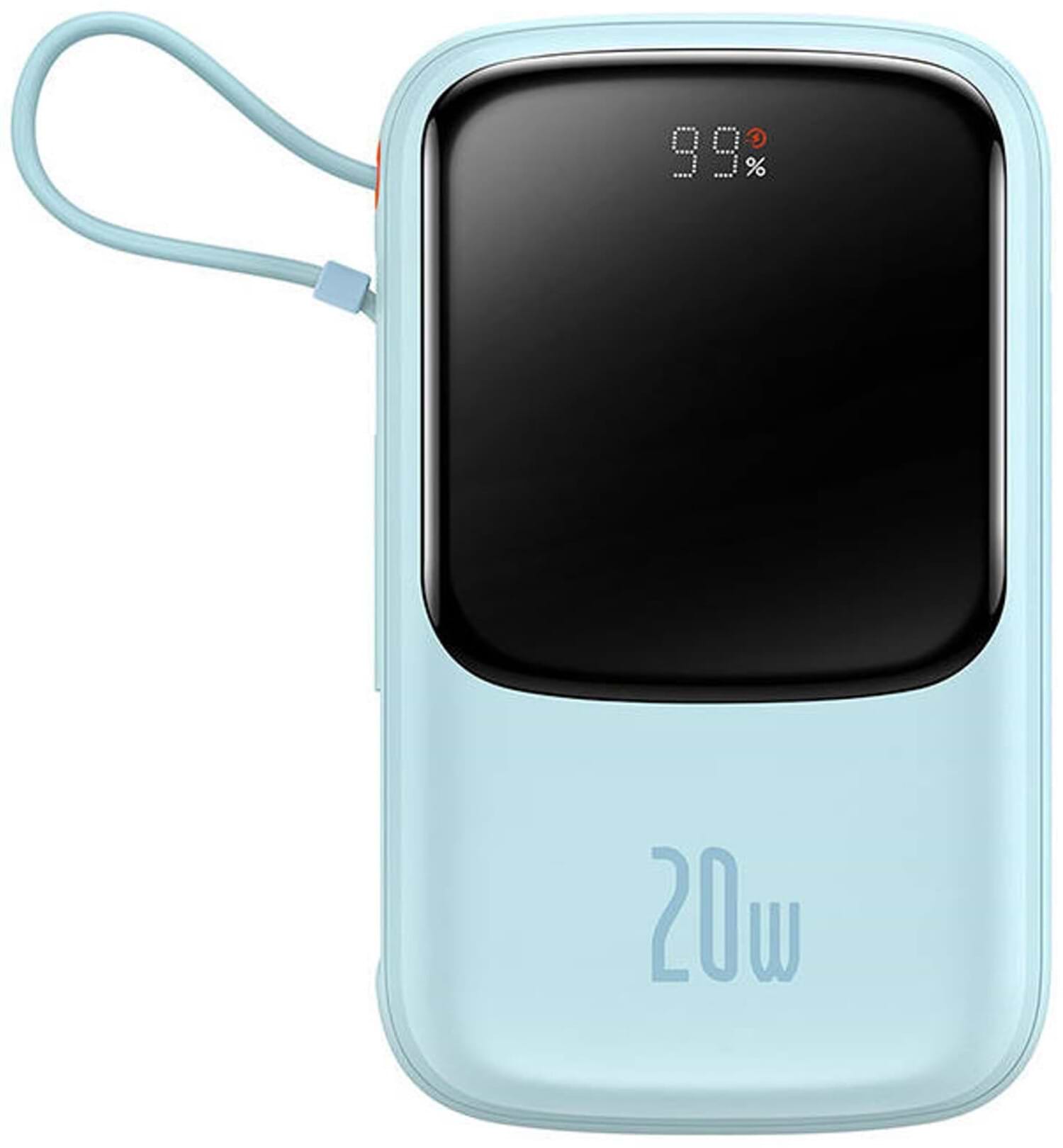 Батарея мобільна Baseus Qpow Pro 10000mAh 20W Blue (PPQD020003) - Фото 1