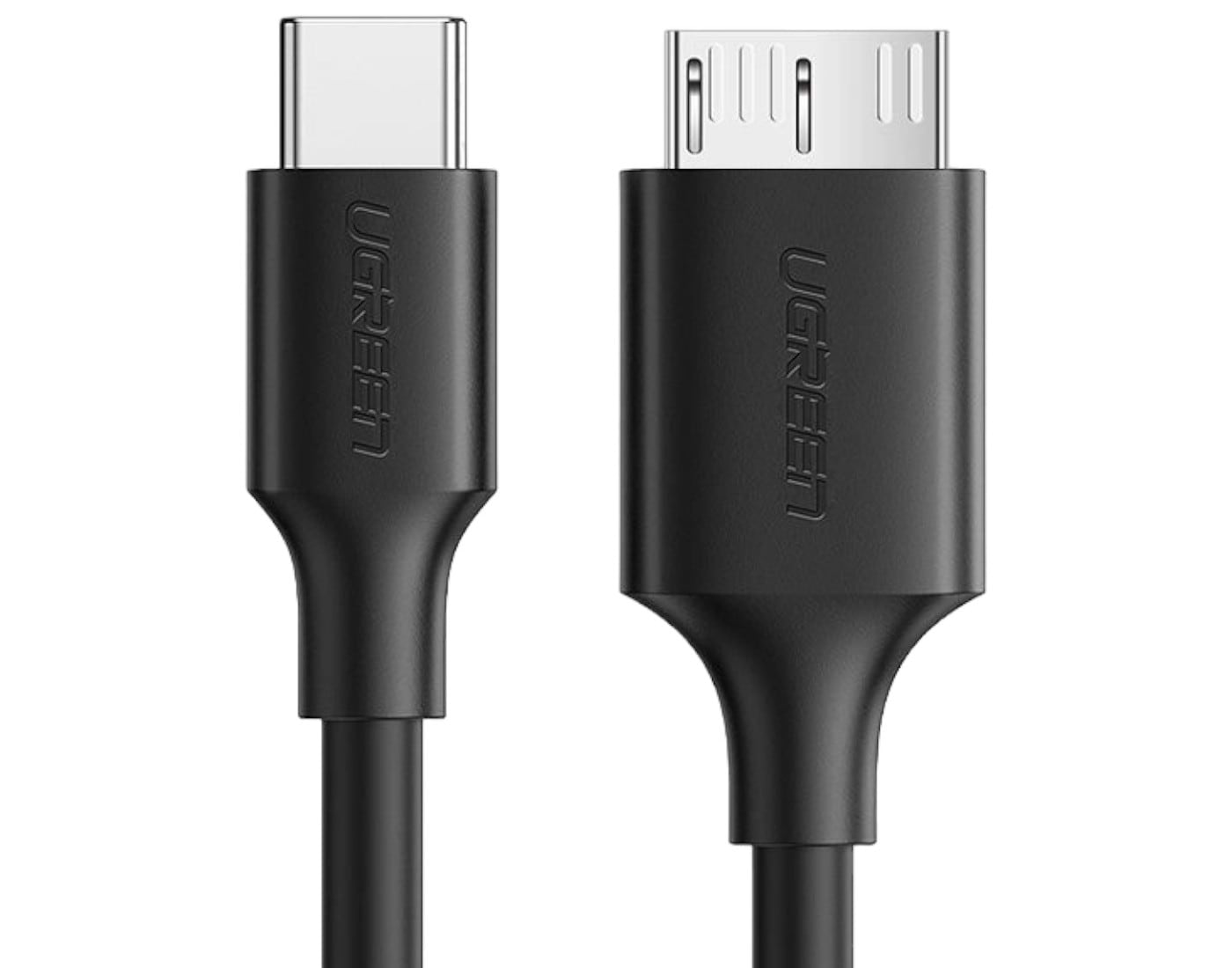 Кабель UGREEN US312 USB-C 3.1 to MicroUSB 3.0 3A 1m Black (20103) - Фото 1