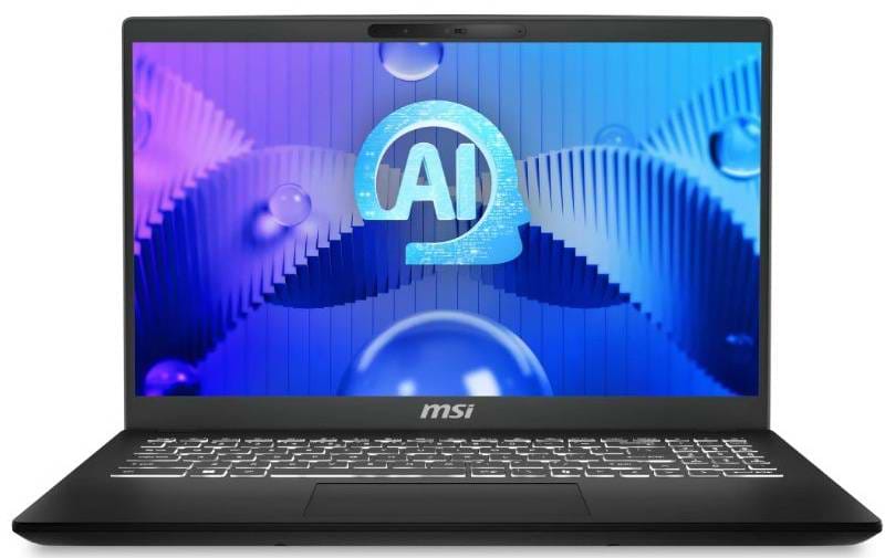 Ноутбук MSI Modern 15 H AI C1MG-099UA (9S7-15H551-099) Classic Black - Фото 1