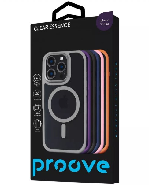 Фото - Чохол для смартфону Proove Clear Essence Case with Magnetic Ring iPhone 14 Pro Pink Sand (PCCEIP14P028)