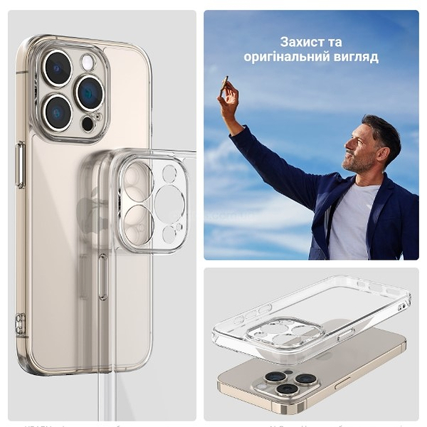 Фото - Чохол для смартфону Armorstandart Air for Motorola G15 Camera cover Clear (ARM82962)