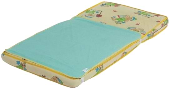 Наматрасник детский ЕКО ПУПС -пеленка 2в1 Classic размер 60х80 см. Зеленый (КНАМ6080з)
