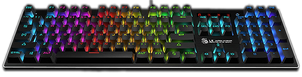 Фото - Клавіатура дротова ігрова Bloody B820R  (Black)