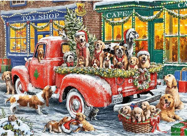 Фото - Пазлы (8+) Trefl "Маленькие помощники Санты" (1000 элм.) (20170)