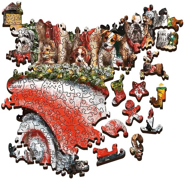 Фото - Пазлы (8+) Trefl "Маленькие помощники Санты" (1000 элм.) (20170)