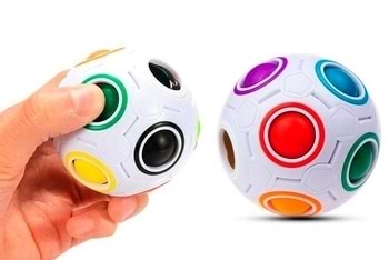 Фото - Головоломка куля Same Toy IQ Ball Cube Кольорова чудо-куля (2574Ut)