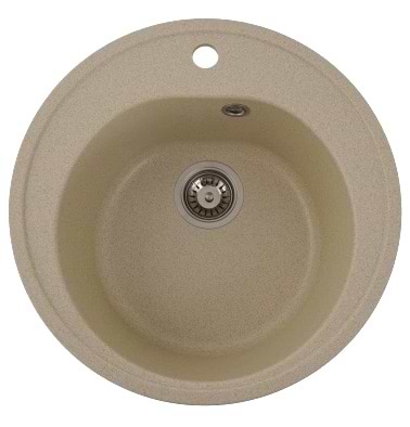 Фото - Мийка кухонна VALESO 510 LUNA матова  Пісок