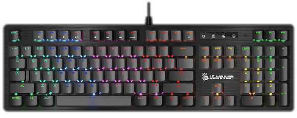 Фото - Клавіатура дротова ігрова Bloody B820R  (Black)