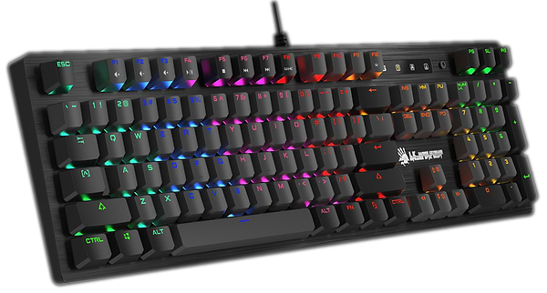 Фото - Клавіатура дротова ігрова Bloody B820R  (Black)