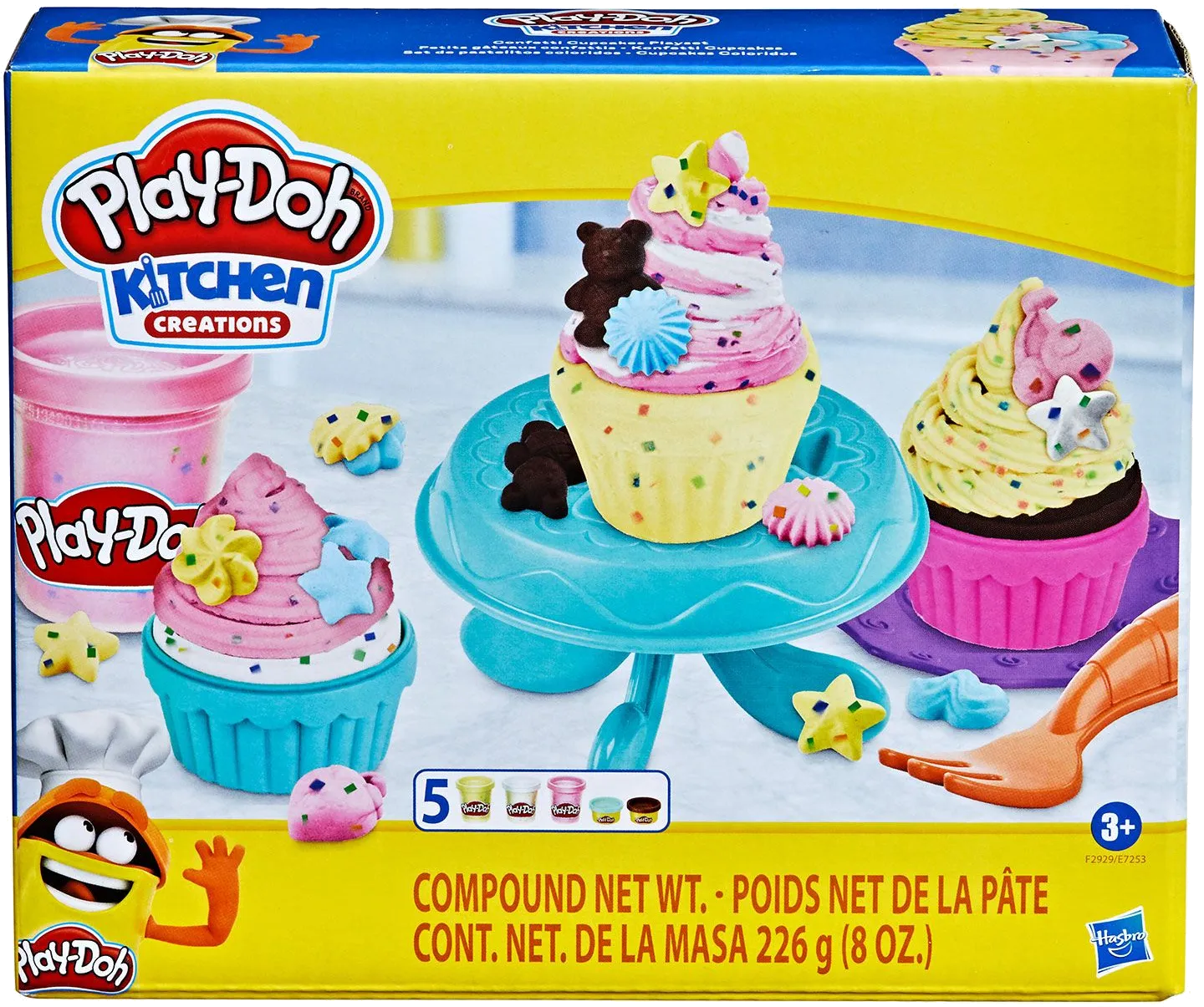 Наборы для лепки Hasbro Кухонные принадлежности "Набор капкейков" (E7253_F2929)